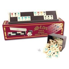 Star Gold Ahşap Okey Takımı