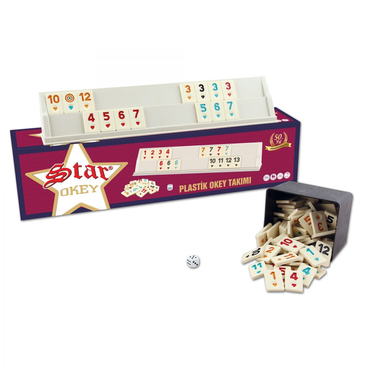 Star Plastik Okey Takımı