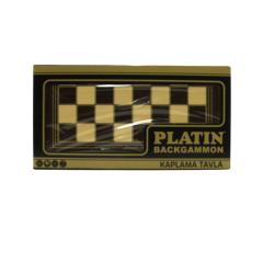 Platin Tavla Büyük Boy