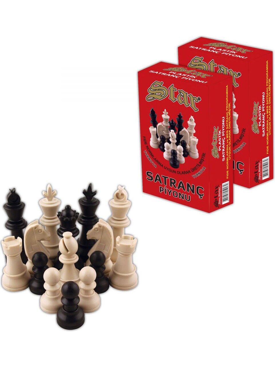 Satranç Piyonu Plastik Turnuva
