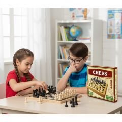 Chess Ahşap Satranç Takımı