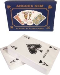 Angora Kem Plastik Oyun Kağıdı Iskambil Kağıdı Çift Deste