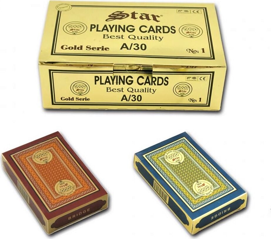 Star Gold Serisi A/30 Iskambil Kağıdı - Çift Deste