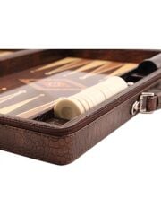 Star Lüks Deri Çanta Tavla Takımı Büyük Boy