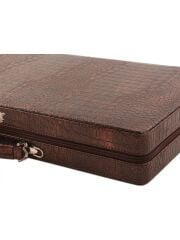 Star Lüks Deri Çanta Tavla Takımı Büyük Boy