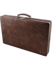 Star Lüks Deri Çanta Tavla Takımı Büyük Boy